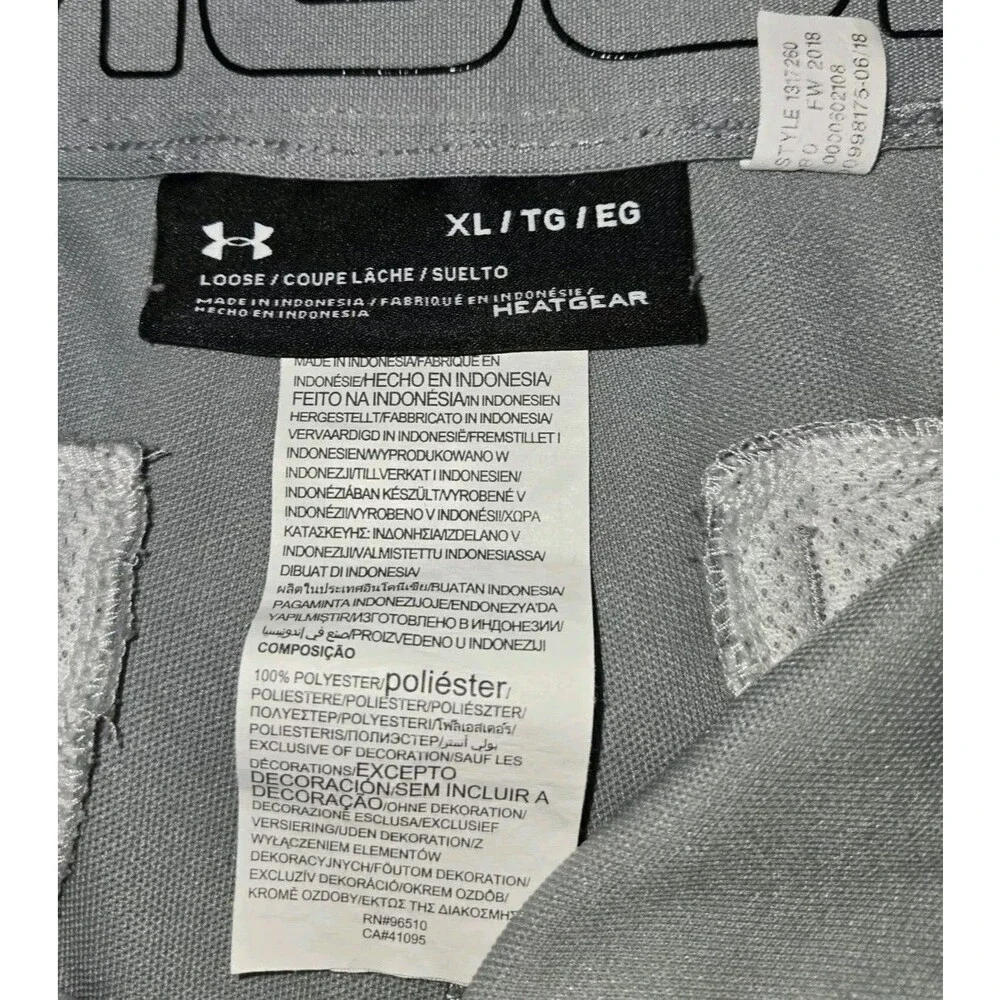 Under Armour Utility Baseball Pants Mens XL Gray 37x32